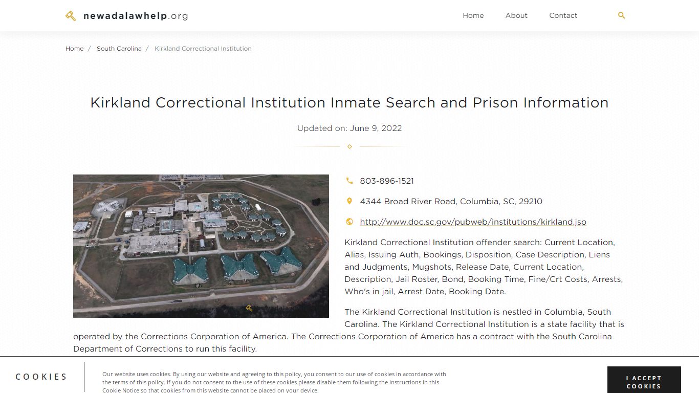 Kirkland Correctional Institution Inmate Search ...